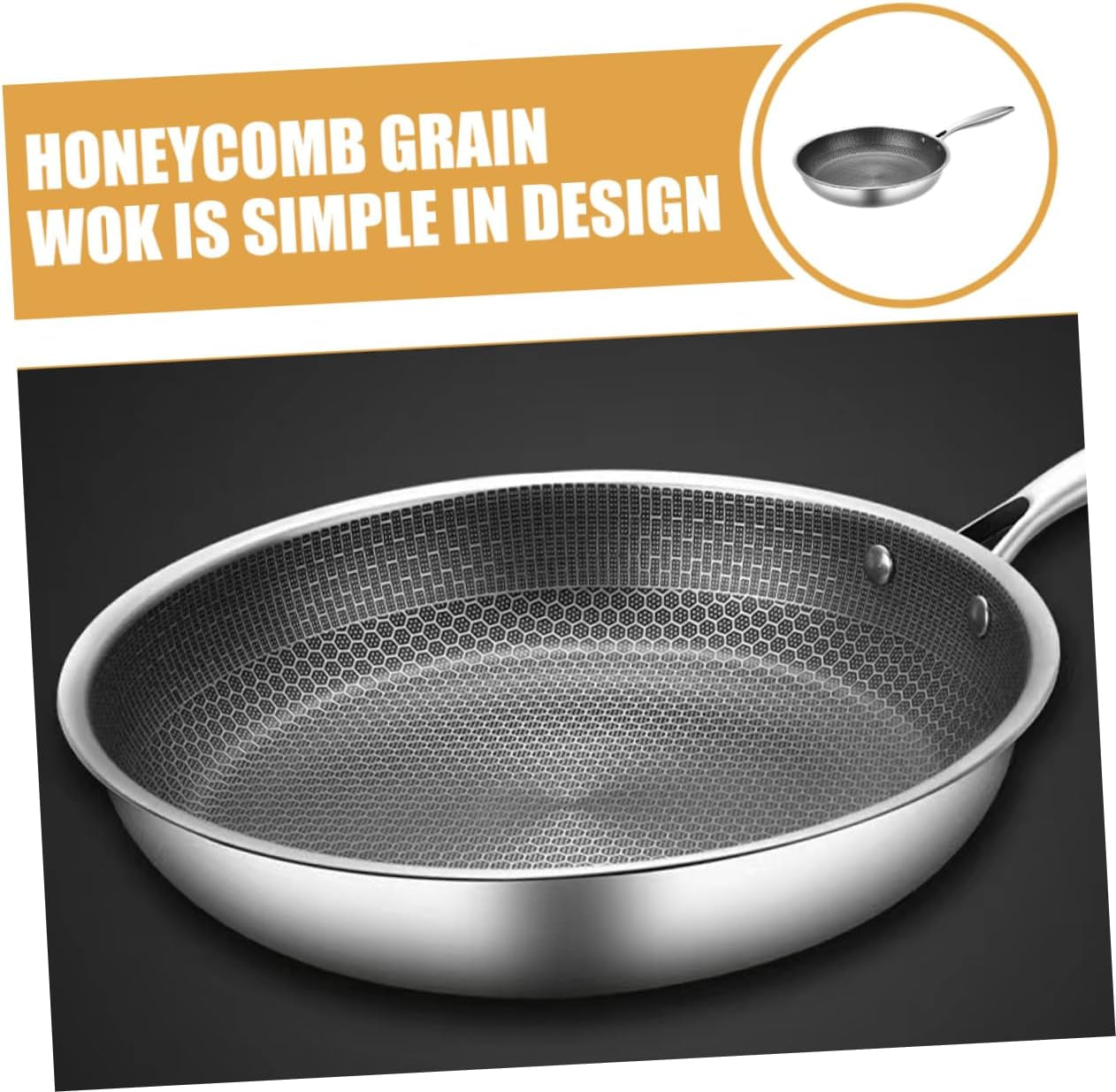clad-stir-fry-pan-poached-egg-pan-stainless-steel-skillet-honeycomb-handles-for-induction-electric-gas-stove-easy-to-clean-ergonomic-design