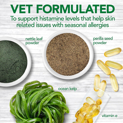 Vet'S Best Seasonal Allergy Chewable Tablets for Dogs, Soothes Dog, 60Ct | Seasonal Allergy Relief Tablets, Helps Soothe Itchy Skin, Supports Healthy Skin & Coat, Daily Chewable Formula3