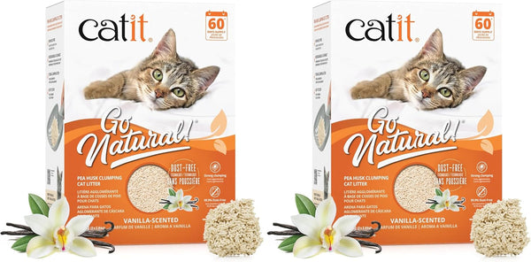 Catit Go Natural Pea Husk Clumping Cat Litter, 12.3 Lb, Natural9