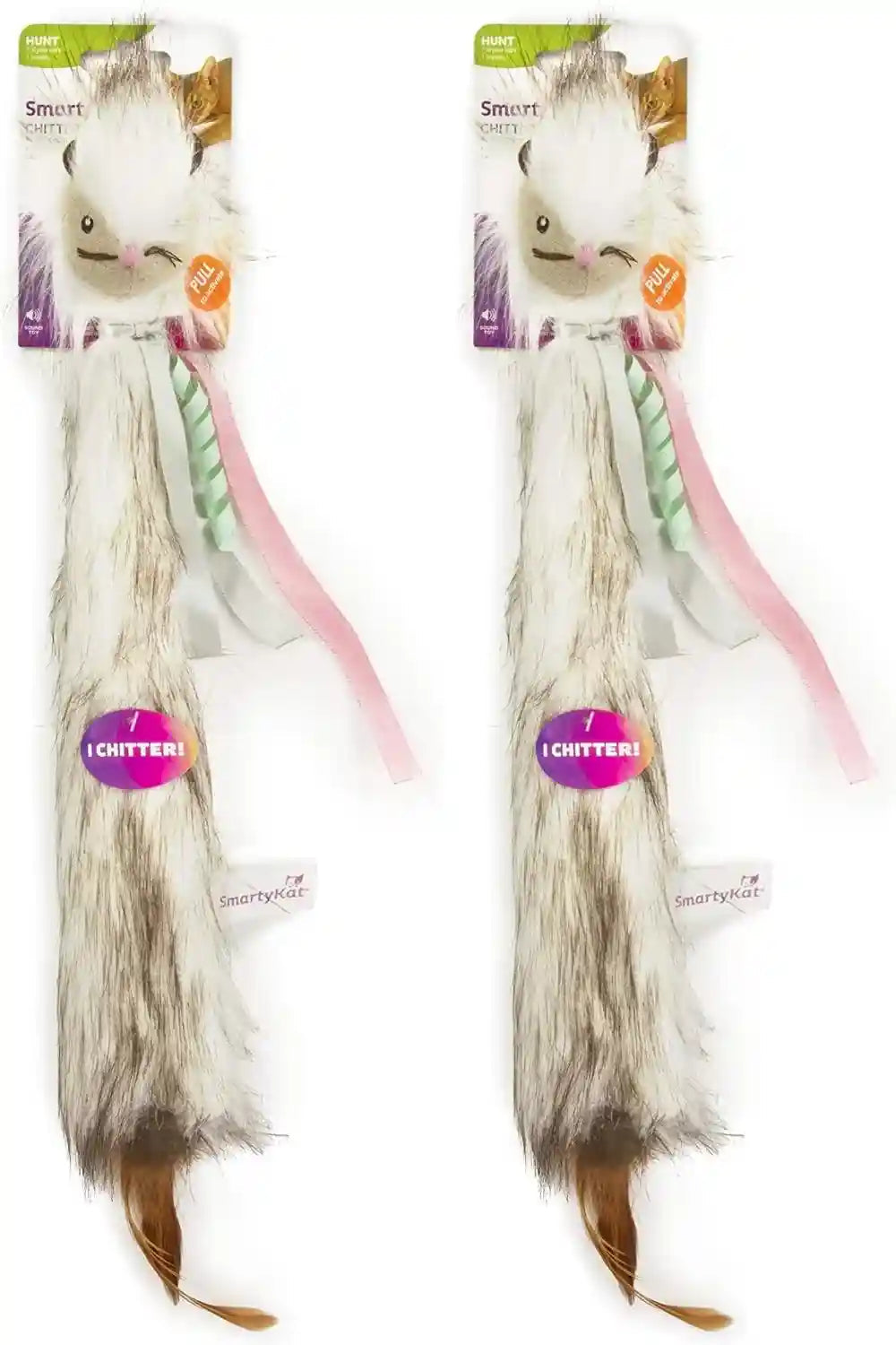 smartykat-chickadee-chirp-electronic-sound-cat-toy-contains-catnip-battery-powered-light-brown-one-size