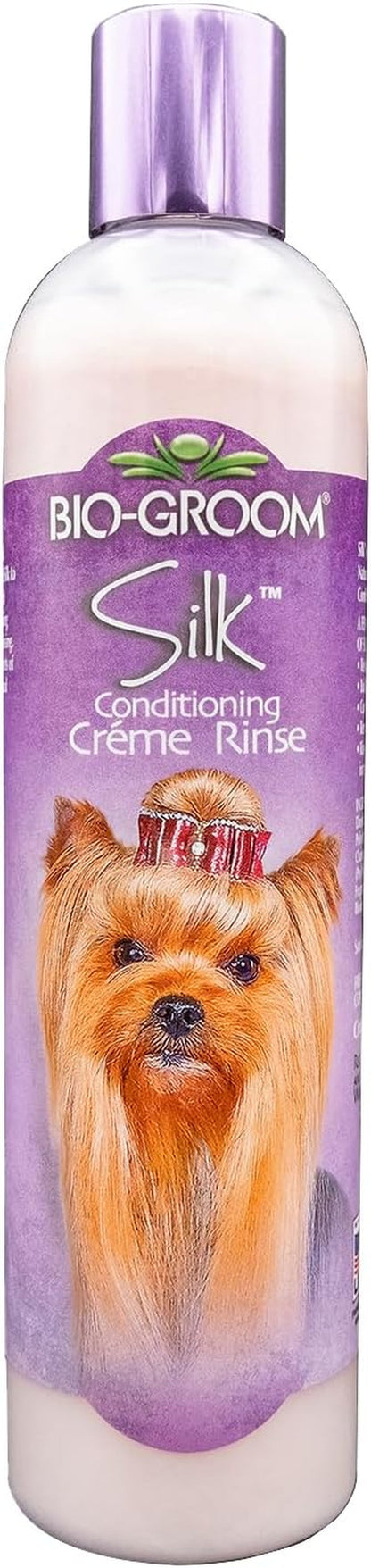 Bio-Groom Silk Creme Rinse Dog & Puppy Conditioner - Hair Detangler for Dogs, Moisturizes Skin & Coat, Removes Tangles & Frizz, Made in USA - 1 Gallon8