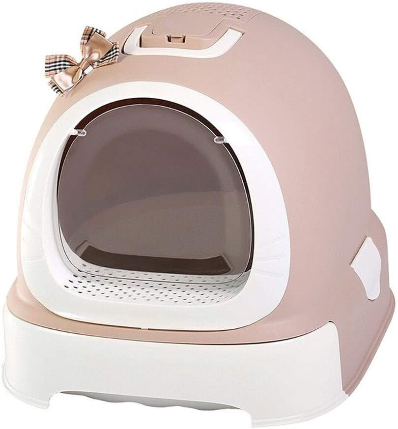 dog-potty-training-toilet-cat-litter-bowl-full-closed-drawer-food-toilet-large-sand-anti-splashing-pot-pull-deodorantpink