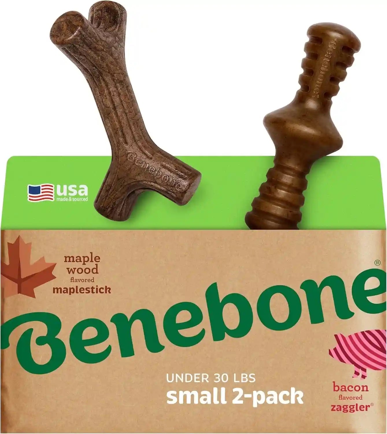 benebone-small-4-pack-dog-toys-for-aggressive-chewers-under-30-lbs