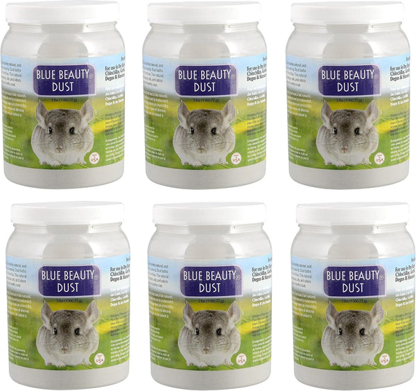 Lixit Blue Beauty® Chinchilla Dust Powder - Dry Bath Grooming Dust for Hamsters, Gerbil, Degus, and Small Animals - Made in the USA (3 Pound)8