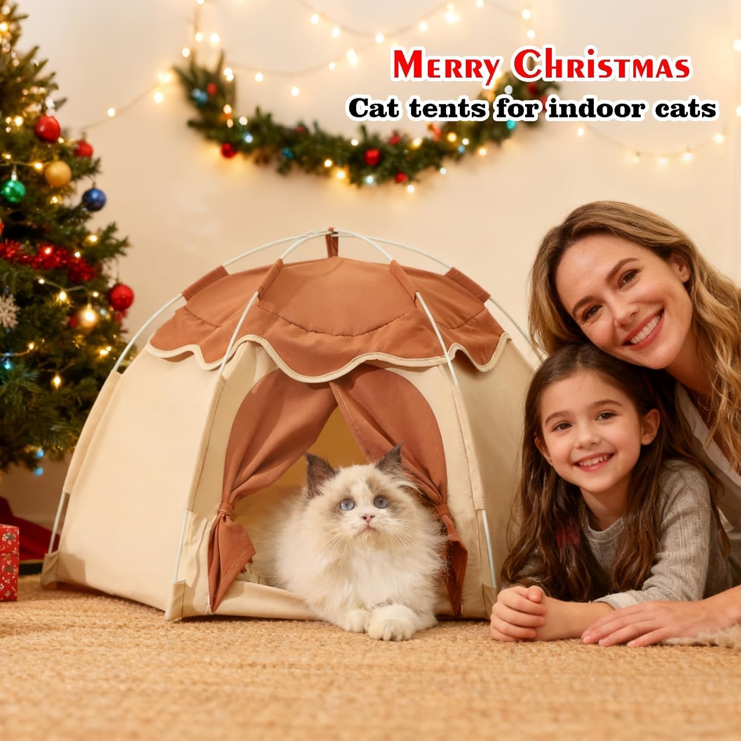 gigreinc-cat-tent-for-indoor-indoor-dog-house-kitten-tent-suitable-for-samll-dogs-pet-cute-cave-nest-dog-housesbeige-medium
