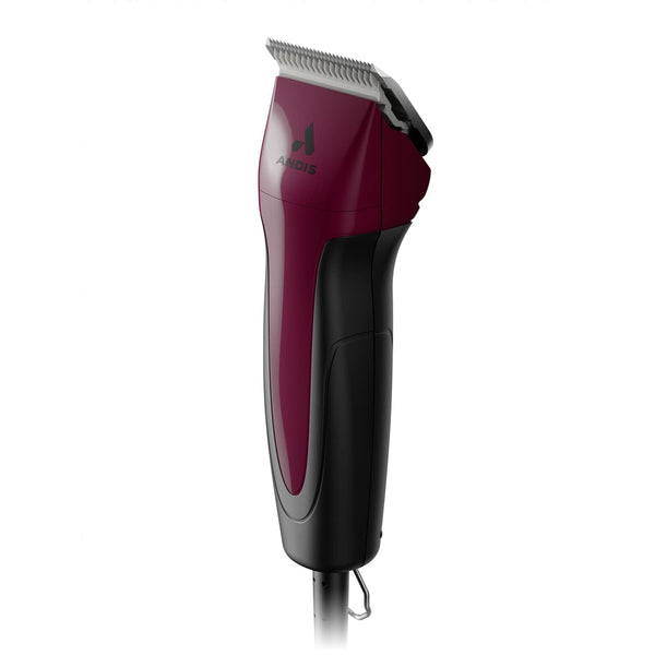 Andis 68530 Excel 5-Speed Detachable Blade Clipper Kit, Burgundy | 5-Speed Rotary Motor with New Blade Drive Technology, Soft-Grip Anti-Slip Dog Grooming Clipper3