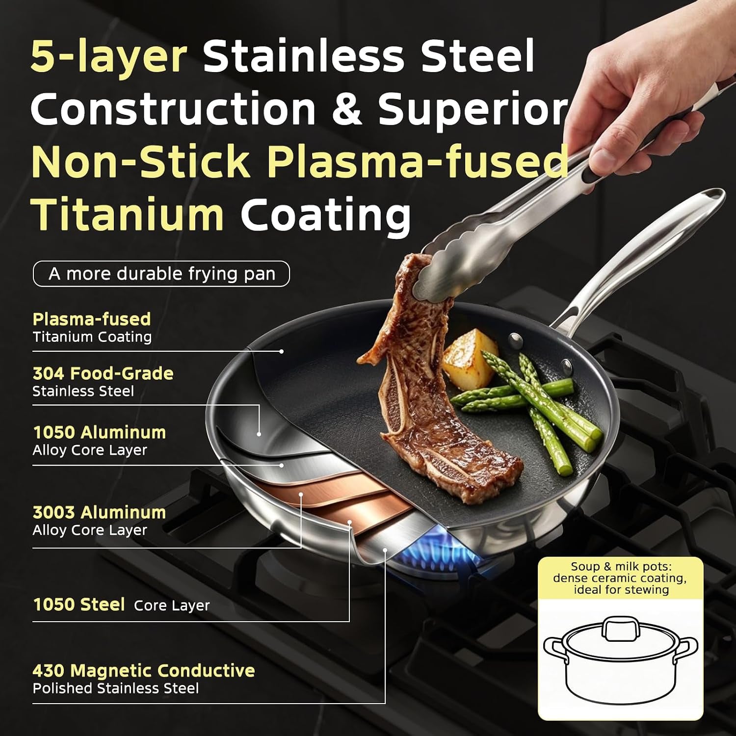 13pcs-nonstick-pots-and-pans-set-stainless-steel-cookware-sets-hybrid-titanium-non-stick-frying-pans-saucepans-saute-pan-stock-pot-pfoa-free-kitchen-skillet-induction-compatible