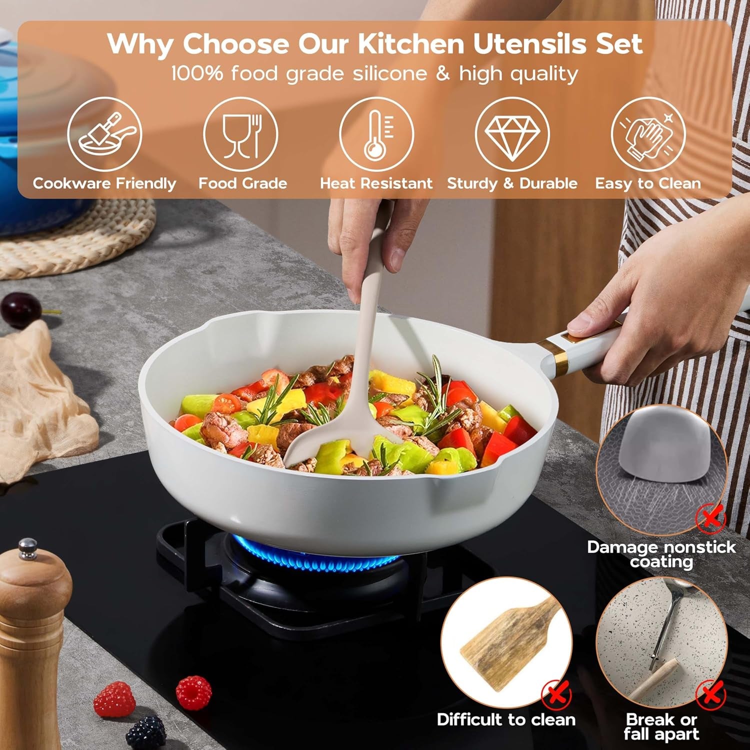 silicone-cooking-utensils-set-of-10-kitchen-utensils-for-nonstick-cookware-heat-resistant-nontoxic-spatula-set-khaki