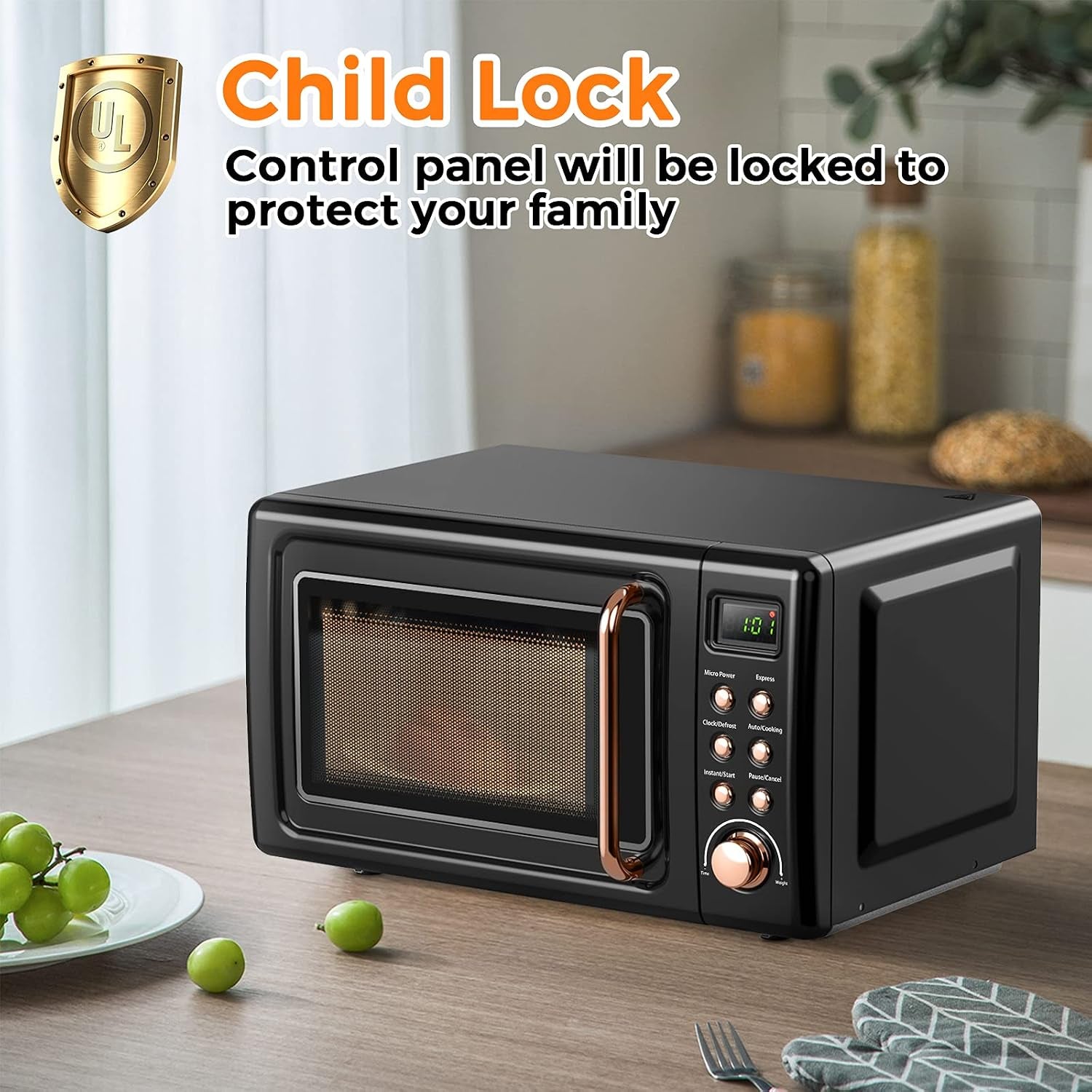 retro-microwave-0-7cu-ft-700-watt-countertop-microwave-5-micro-power-defrost-auto-cooking-function-led-display-child-lock-small-microwave-for-kitchen-rv-dorm-golden