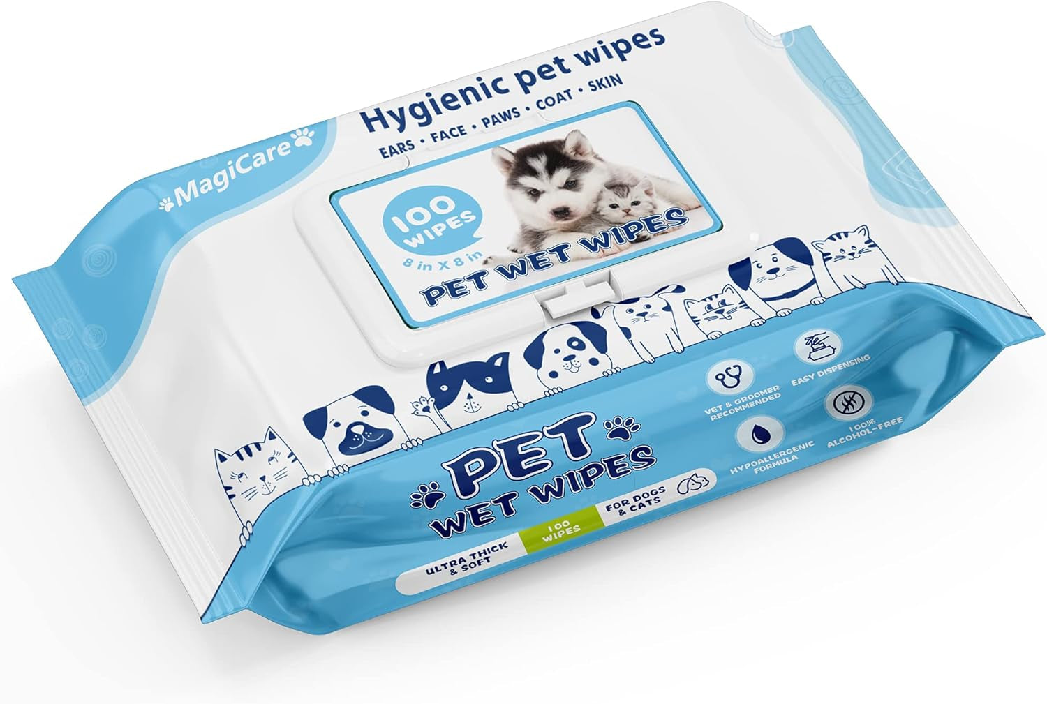 magicare-pet-wipes-400-pcs-dog-wipes-8x8-inch-unscented-dog-paw-cleaner-wipes-for-body-ears-face-and-skin-ultra-thick-soft-with-hypoallergenic-formula-ideal-pet-wipes-for-dogs-cats