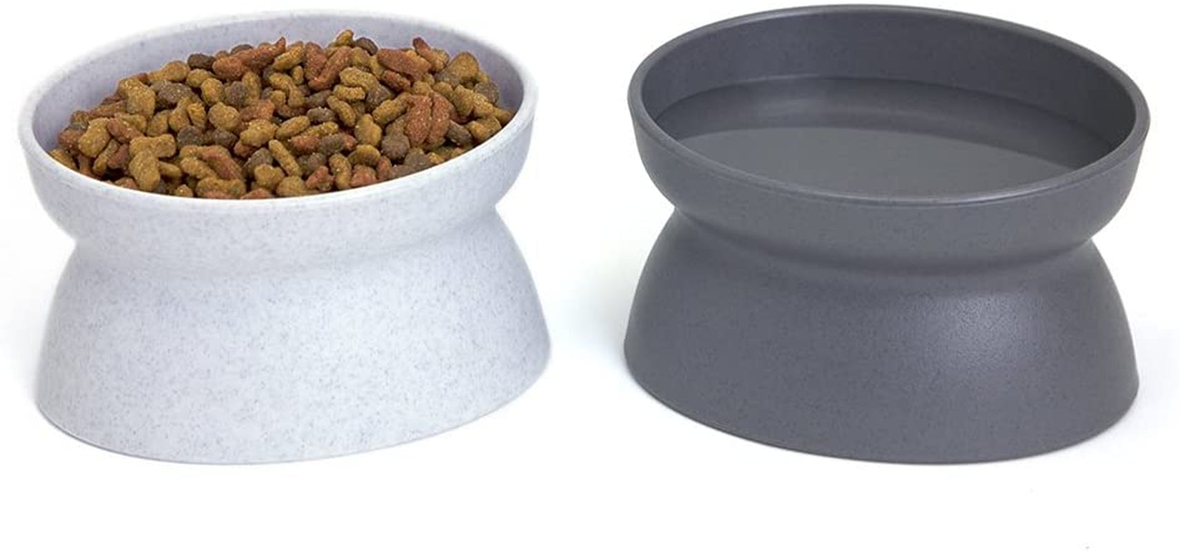 kitty-city-elevated-cat-bowls-set-of-2-whisker-friendly-raised-cat-food-water-dishes-modern-pedestal-design-dishwasher-safe-6-5-oz-each-white-gray