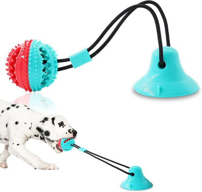 Askhald Dog Toys Chew Toys for Aggressive Chewers, Puppy Training Treats Teething Rope Toys for Boredom Dog Puzzle Treat Food Dispensing Ball Toys for Puppies Teething (Blue)1