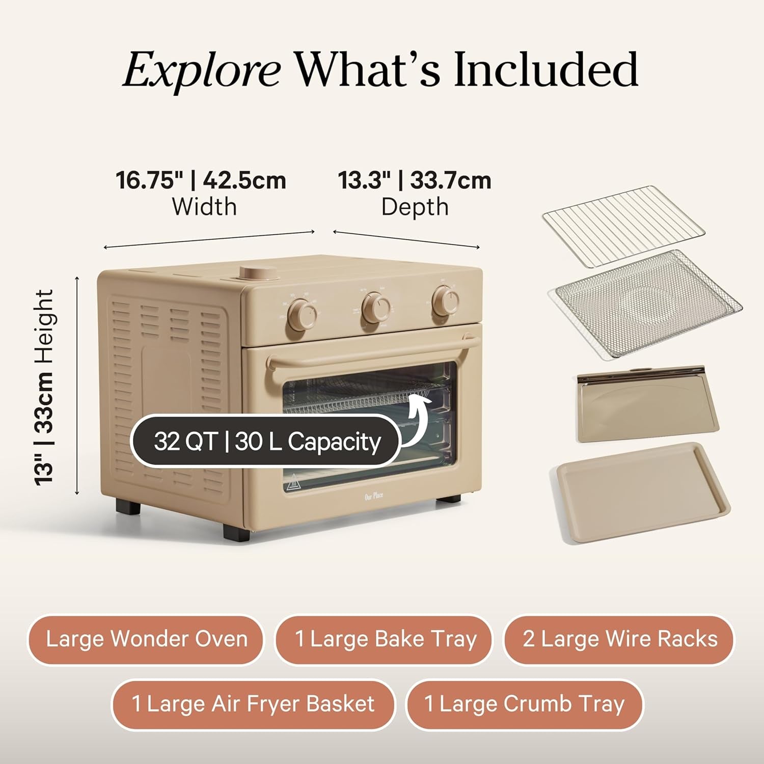our-place-large-wonder-oven-6-in-1-air-fryer-toaster-oven-3-rack-32-qt-non-toxic-air-fryer-toaster-oven-combo-basket-wire-rack-bake-pan-crumb-tray-toast-roast-bake-broil-reheat-steam