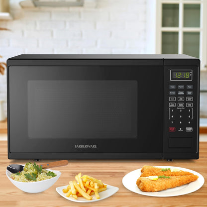 1.1 Cu. Ft. Countertop Microwave Oven – 1000 Watts Power, Auto Cook Settings, Defrost, Easy Clean and Child Safety Lock - Black6