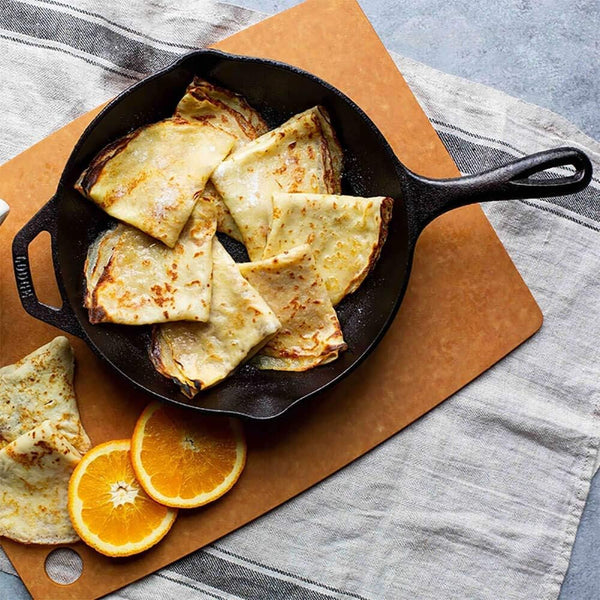 Chef Collection 10" Pre-Seasoned Cast Iron Skillet - Kitchen Essential for Frying & Searing5