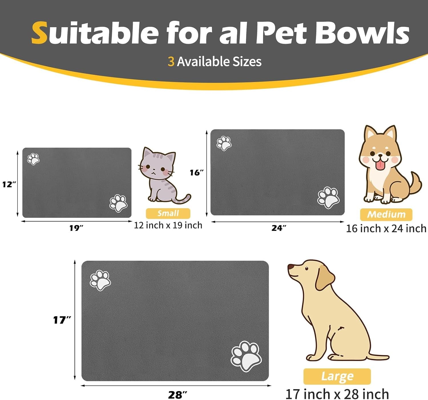 pet-feeding-mat-absorbent-dog-mat-for-food-and-water-bowl-accessories-pet-supplies-bowl-for-messy-drinkers-no-stains-quick-dry-dog-water-dispenser-mat-12x19-dark-grey