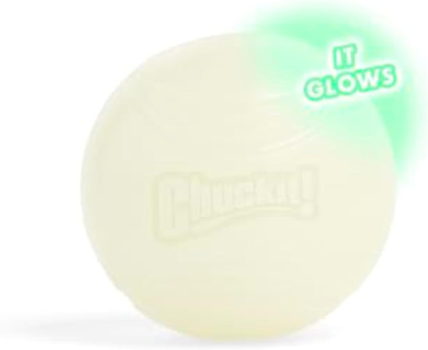 Chuckit! Glow in the Dark Bouncy Balls - Ball for Dogs, Chuckit Dog Toy, Max Glow Balls - Medium, 2.5 Inch Pack of 210