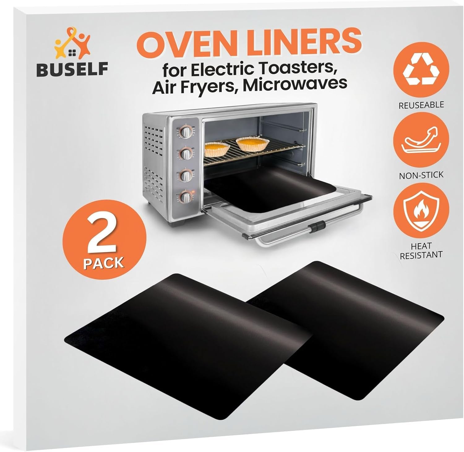 toaster-oven-liner-compatible-with-breville-cuisinart-black-decker-dash-and-more-nonstick-heat-resistant-reusable-air-fryer-liners-pfoa-bpa-free-9x11-2-pack-black