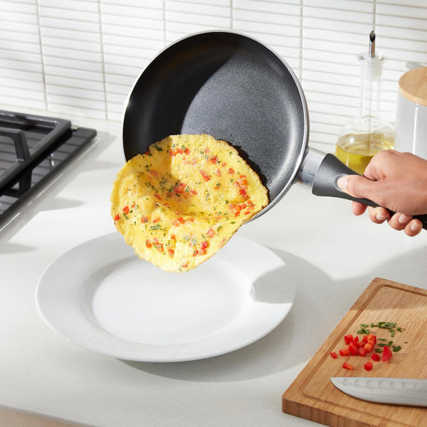 Ceramic Non-Stick 3-Piece Frying Pan Set, 8 Inch, 10 Inch & 12 Inch, Black5