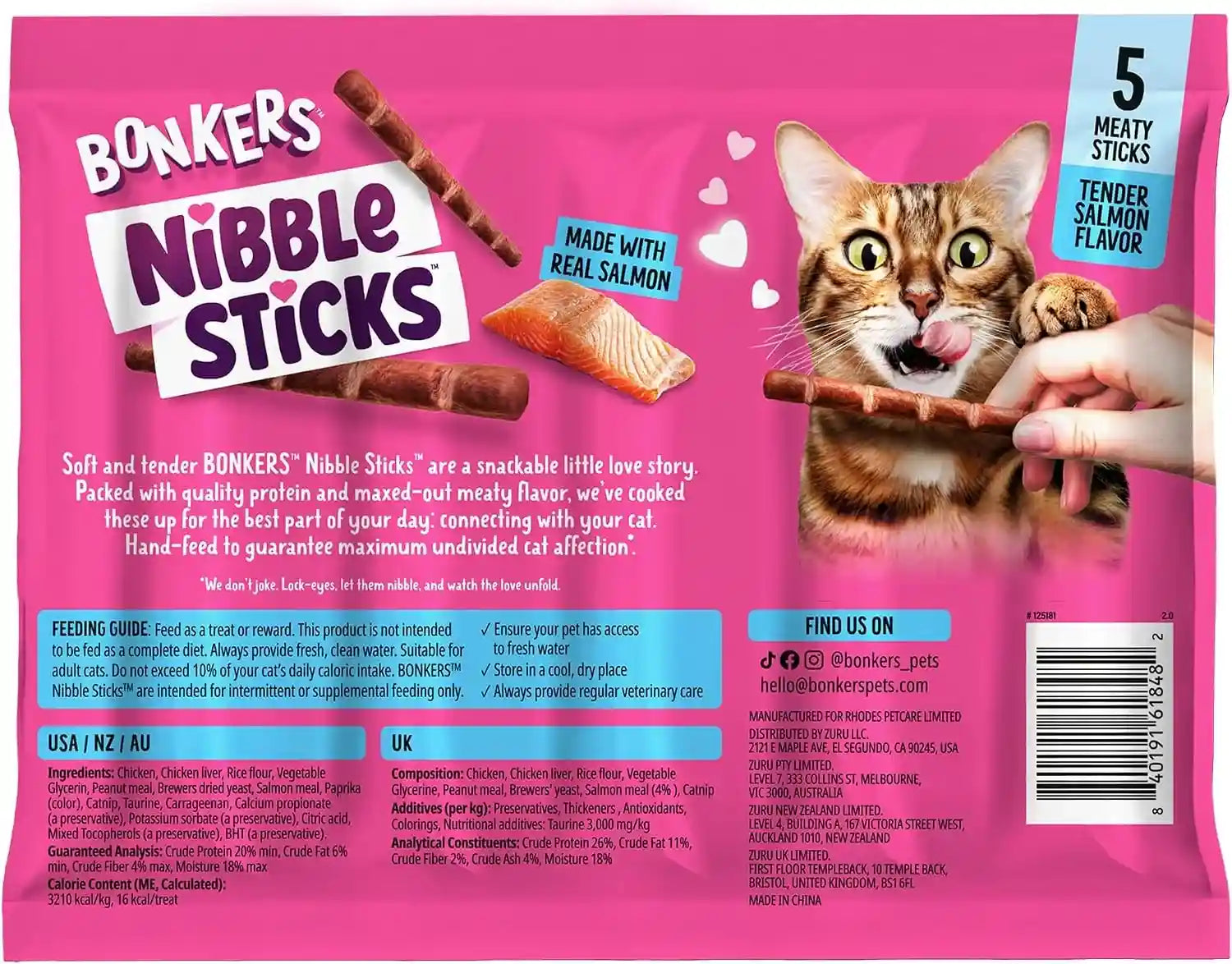 bonkers-nibble-sticks-soft-meaty-tender-salmon-flavor-cat-treats-5-sticks-pack-of-20
