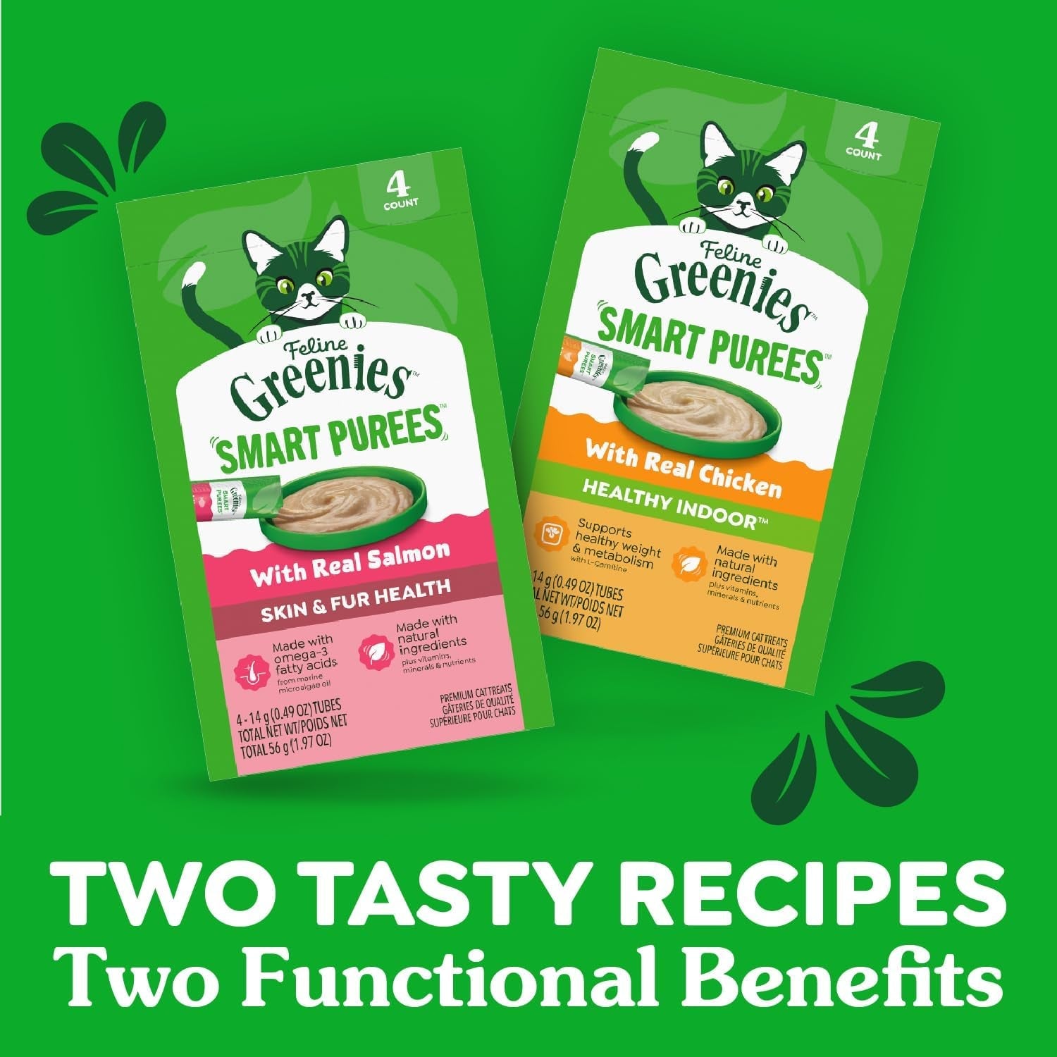 greenies-feline-smart-purees-skin-fur-health-lickable-cat-treats-with-real-salmon-0-49-oz-tubes-20-count-grain-free-omega-3-from-marine-microalgae-oil-real-salmon-protein-no-carrageenan-moisture-rich-nutritionally-complete