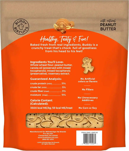 Buddy Biscuits Crunchy Dog Treats, Peanut Butter, 3.5 Lbs. Bag2