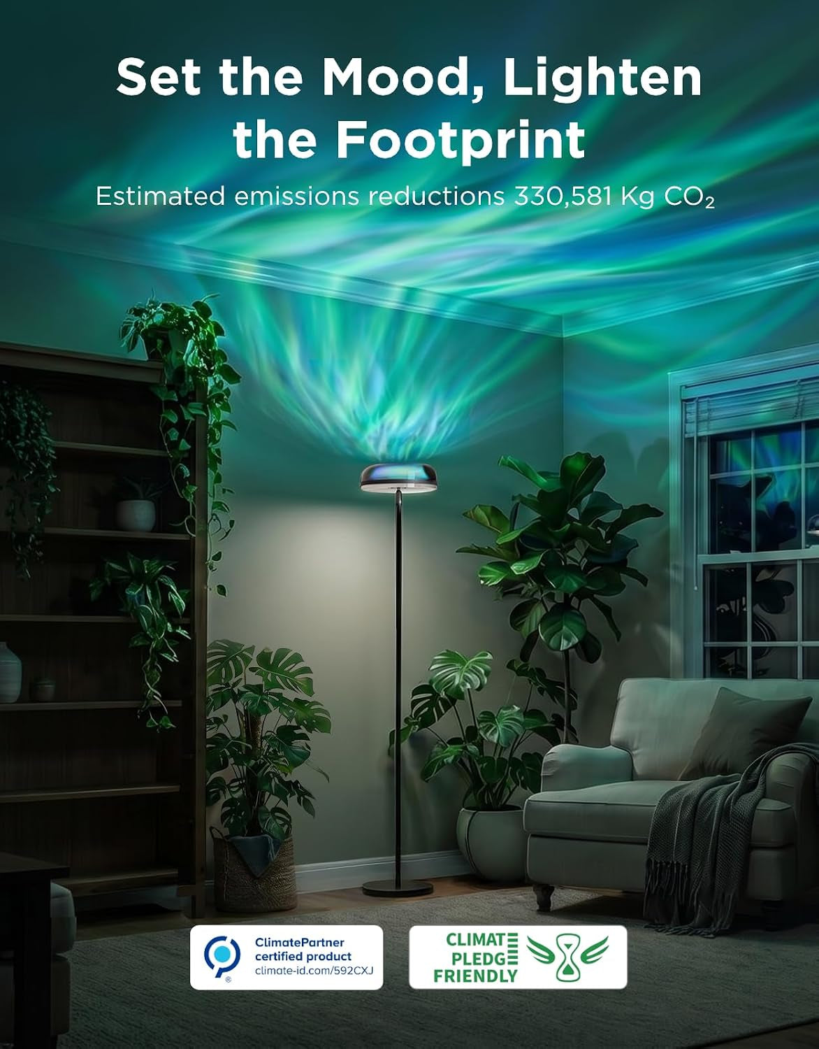 govee-uplighter-floor-lamp-for-living-room-rgbic-ripple-projector-compatible-with-smartthings-alexa-and-matter-led-modern-corner-floor-light-warm-cool-white-standing-lamp-for-bedroom