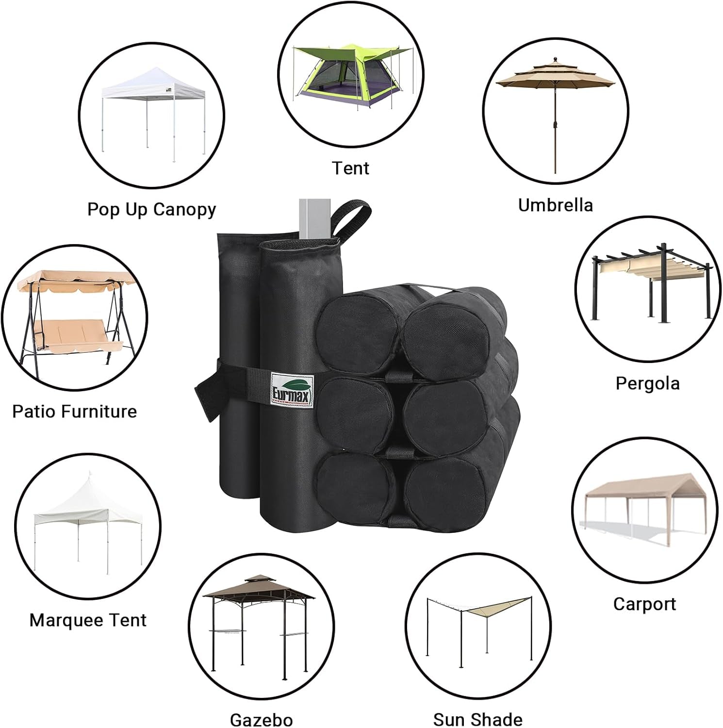 usa-4-pack-150lbs-capacity-universal-canopy-weight-bags-heavy-duty-windproof-sandbags-with-all-around-wrap-design-ultimate-stability-for-pop-up-tent-shelter-in-high-windssand-not-included