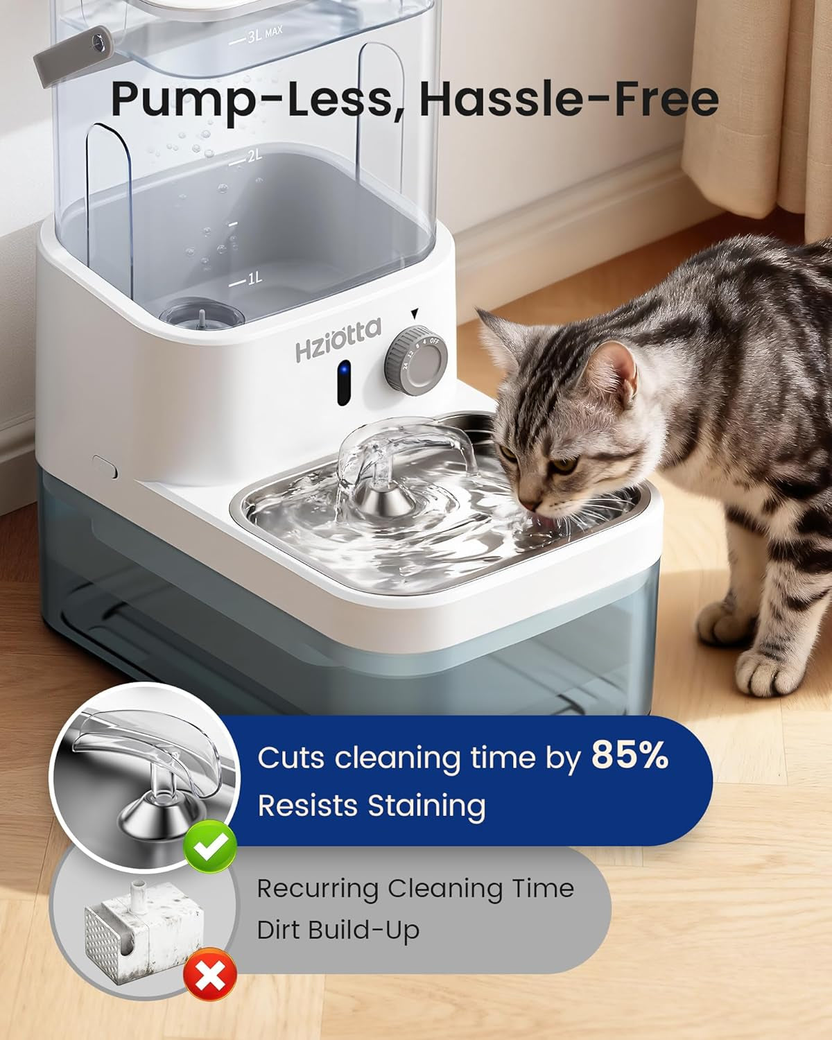 wastewater-separation-cat-water-fountain-no-filter-pump-wireless-stainless-steel-indoor-outdoor-pet-use-save-56-year-radar-sense-3l-2-7l-dual-tanks-4000mah-battery-30db-time-setting