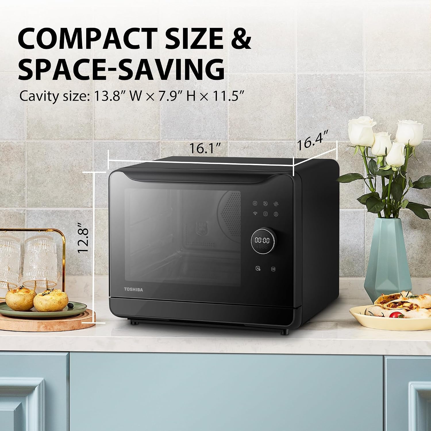 6-in-1-compact-steam-oven-combi-oven-countertop-with-convection-steam-bake-ferment-air-fryer-slow-cook-smart-app-control-36-preset-menus-and-steam-cleaning-20l
