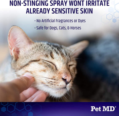 Pet MD Hydrocortisone Spray for Dogs, Cats, Horses - 4 Oz | Itch Relief Spray & Hot Spot Remedy for Dogs Irritated Dry Itchy Skin, Allergies, & Other Topical Discomforts4