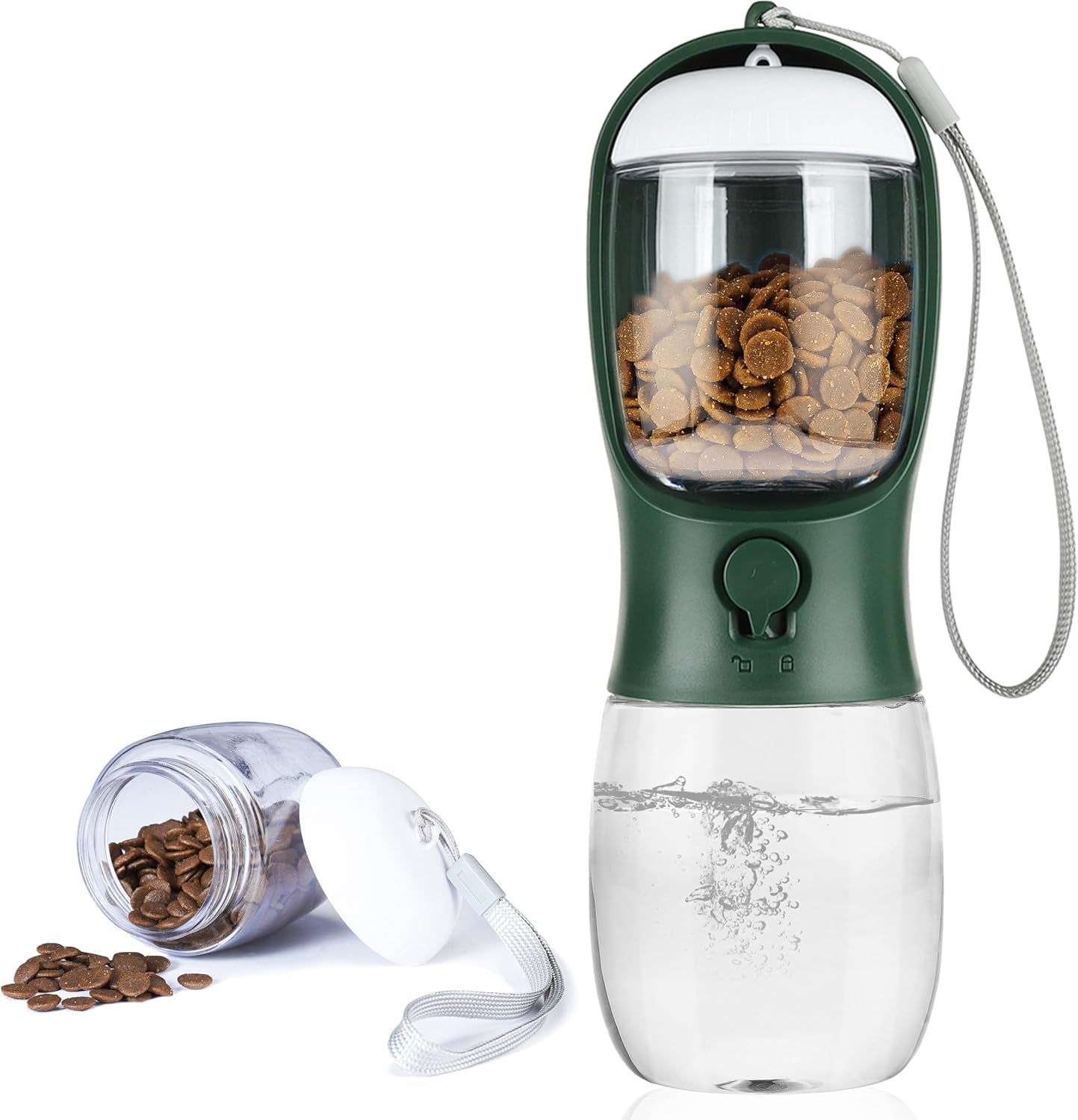 dog-water-bottle-with-food-container-portable-leak-proof-pet-water-dispenser-for-walking-hiking-travel-puppy-essentials-accessories-for-small-large-dogs-dog-gifts-10oz-15oz-19oz