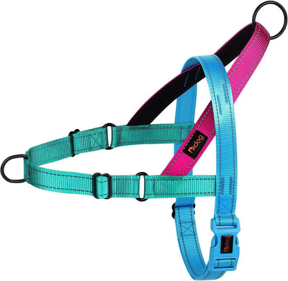 Didog No Pull Dog Harness for Large Dogs, Soft Padded Handle, Green, L | Quick Fit, Easy on and Off, Front Adjustable, Lightweight Vest, Colorful Reflective Strips, Easy for Walking and Training8