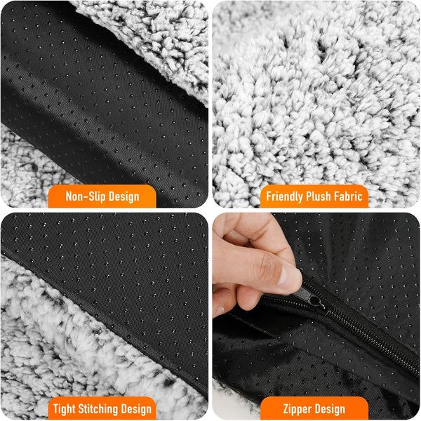 Self Warming Cat Bed, 2.0 Upgraded Thermal Mat for Indoor Cats, 15 X 19 in | Non-Electric Self Heating Cat Pad, Removable Washable Cover, Heat-Reflective Foil, Non-Slip Base for Kittens and Senior Cats4