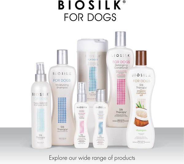 Biosilk for Dogs Puppy Tearless Shampoo, Gentle Dog Wash with Silk Proteins, Paraben and Sulfate Free Formula Helps Clean and Condition Coats for Puppies and Dogs, 12 Fl Oz | Paraben- and Sulfate-Free Formula with Silk Proteins Cleans and Conditions Puppy Coats5