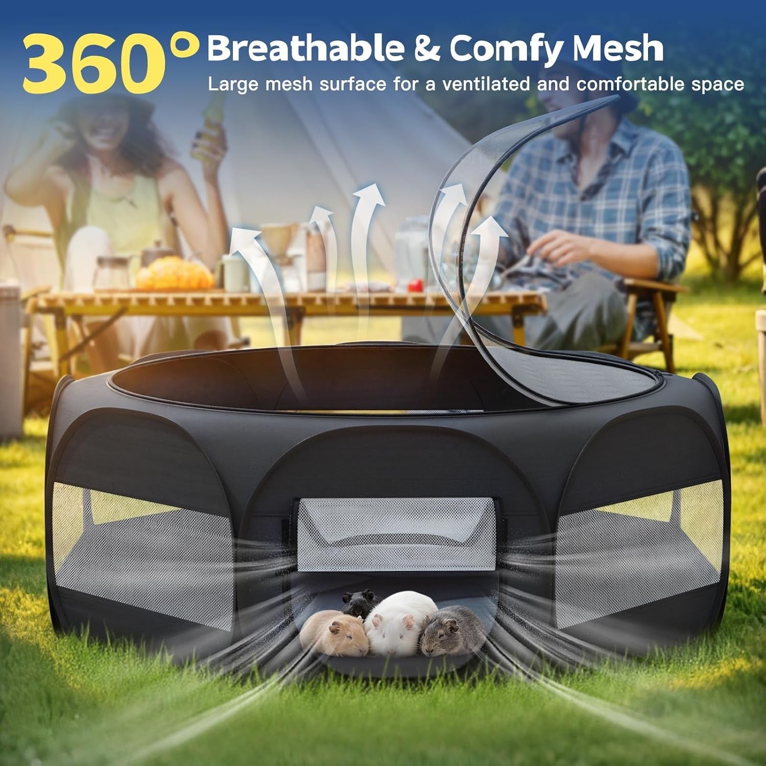 small-animal-playpen-chicken-brooder-box-with-cover-top-black-portable-outdoor-exercise-pet-cage-tent-waterproof-breathable-pet-playpen-indoor-for-chick-ktiien-bunny-hamster-guinea-pig