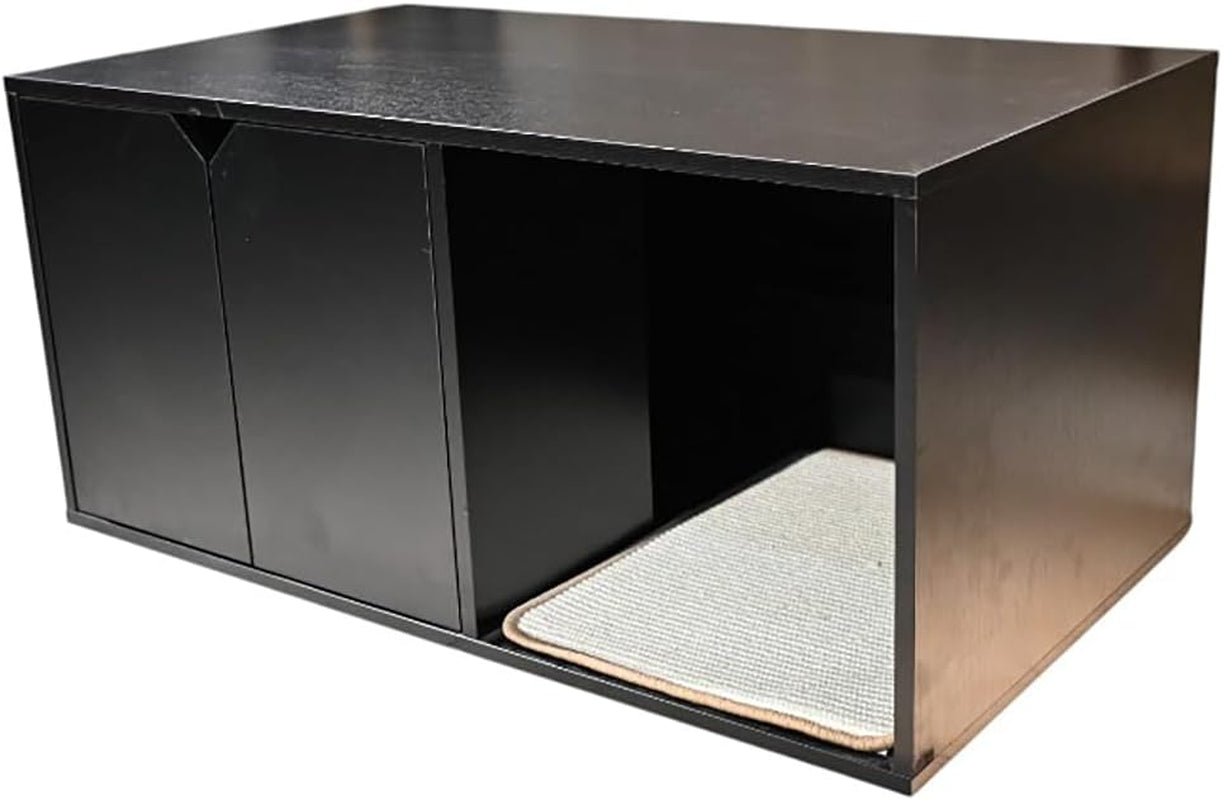 35-83-black-cat-litter-box-enclosure-hidden-furniture-with-scratching-pad-modern-indoor-cat-house
