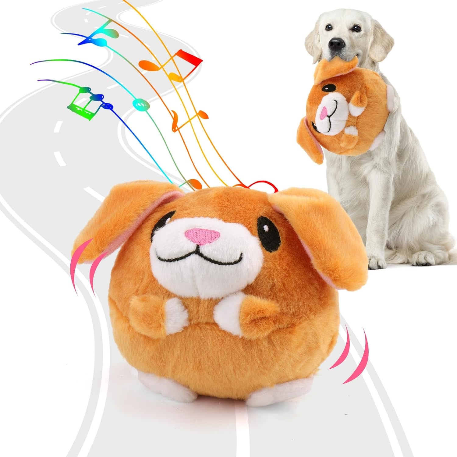 baborui-interactive-dog-toys-pig-jumping-squeaky-dog-toys-with-recording-and-music-modes-rechargeable-moving-dog-chew-toys-for-small-medium-large-dogs-to-keep-them-busyblue-pig