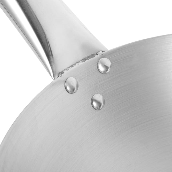 Non-Stick Wok Stainless Steel Frying Pan Long Handle Big Pan for Induction3