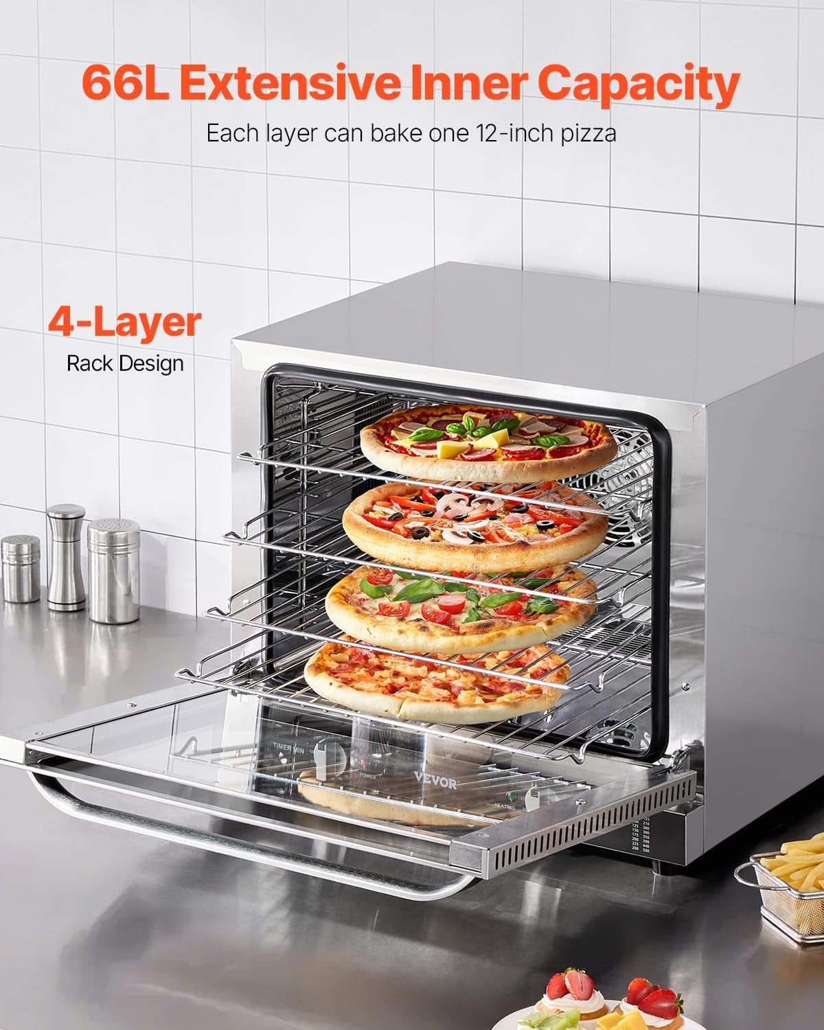 commercial-countertop-oven-66l-4-tier-toaster-ovens-with-tempered-glass-door-wire-racks-tray-2800w-stainless-steel-baking-ovens-for-restaurant-bakery-ac208-240v-60hz-6-20p-plug-outlet-for-restaurant-bakery-2800w-baking-machine-with-tempered-glass-door-wire-racks-tray-ac208-240v-60hz-6-20p-plug-outlet