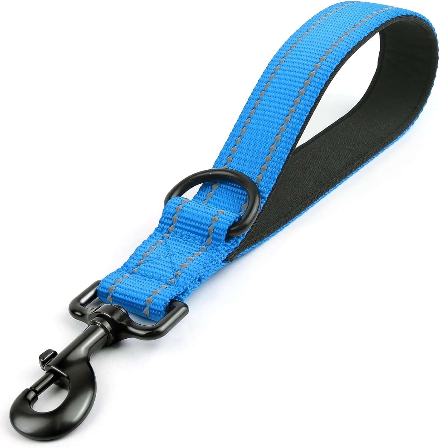 joytale-short-dog-leash-for-close-control-training-18-black-padded-comfort-handle-reinforced-nylon-webbing-secure-metal-clip-for-busy-streets-heel-training