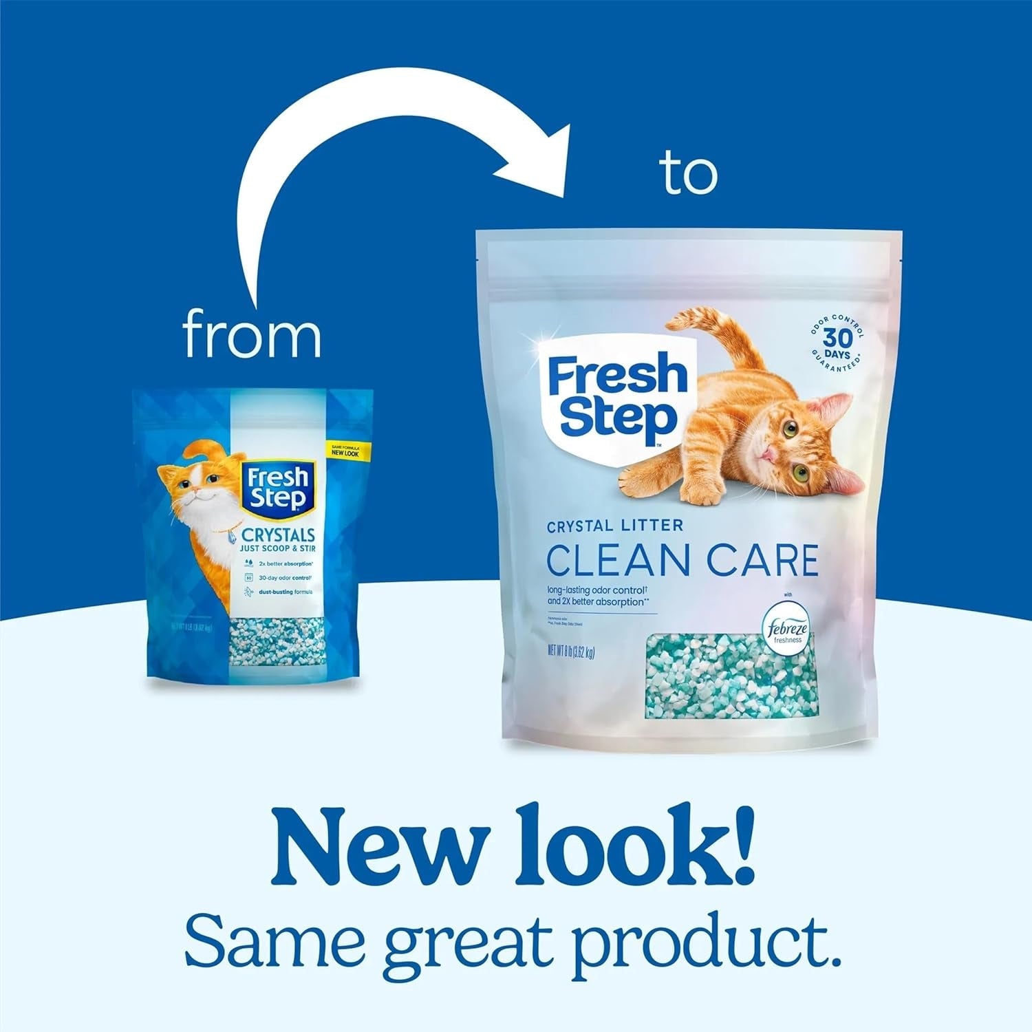 fresh-step-clean-care-crystsal-cat-litter-with-febreze-freshness-ammonia-block-technology-lightweight-fresh-step-crystals-low-dust-8-lb-bag-pack-of-2