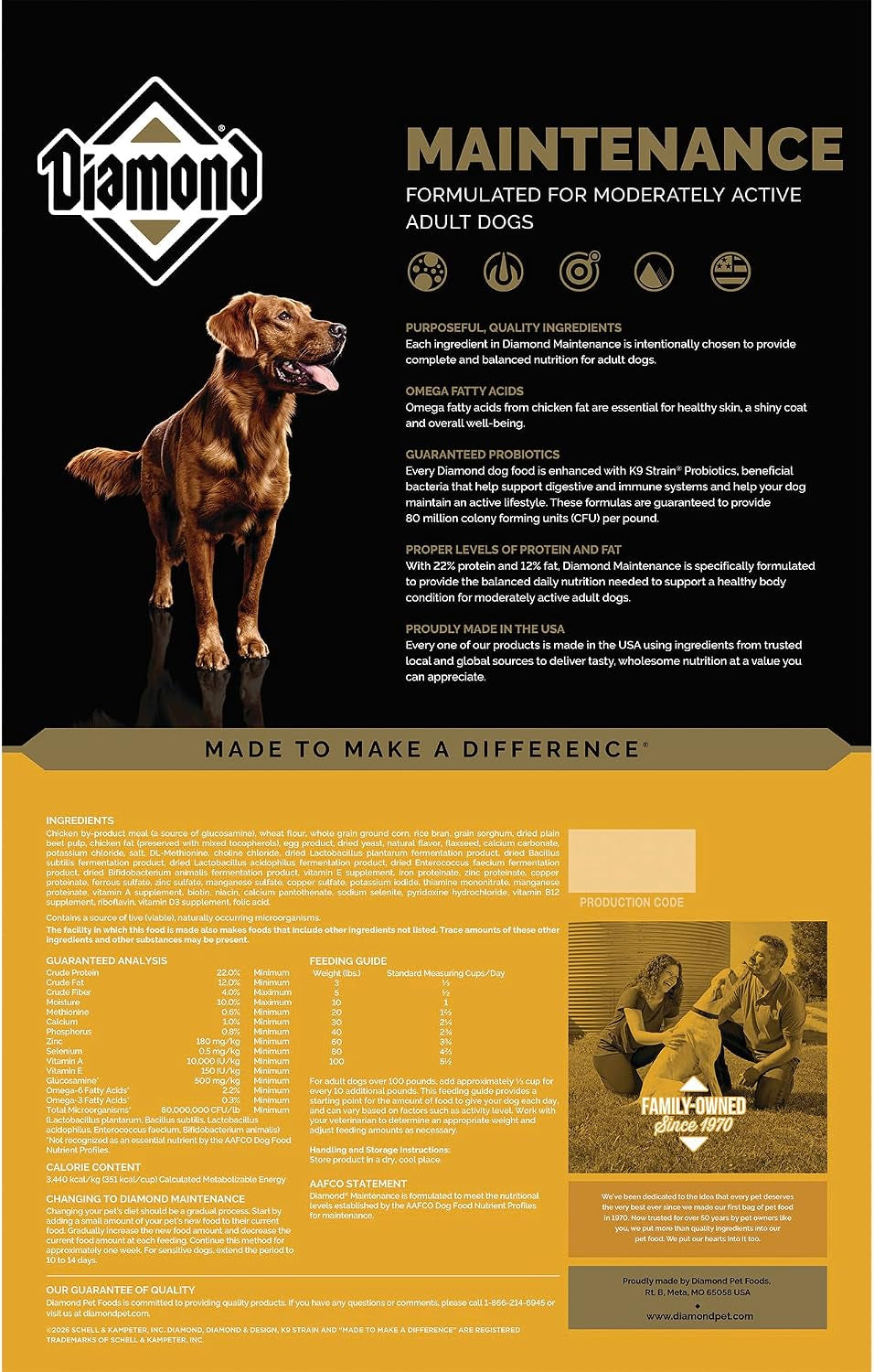 diamond-maintenance-adult-dry-dog-food-chicken-protein-40lb-for-moderately-active-dogs-omega-fatty-acids-help-support-healthy-skin-shiny-coat-guaranteed-probiotics