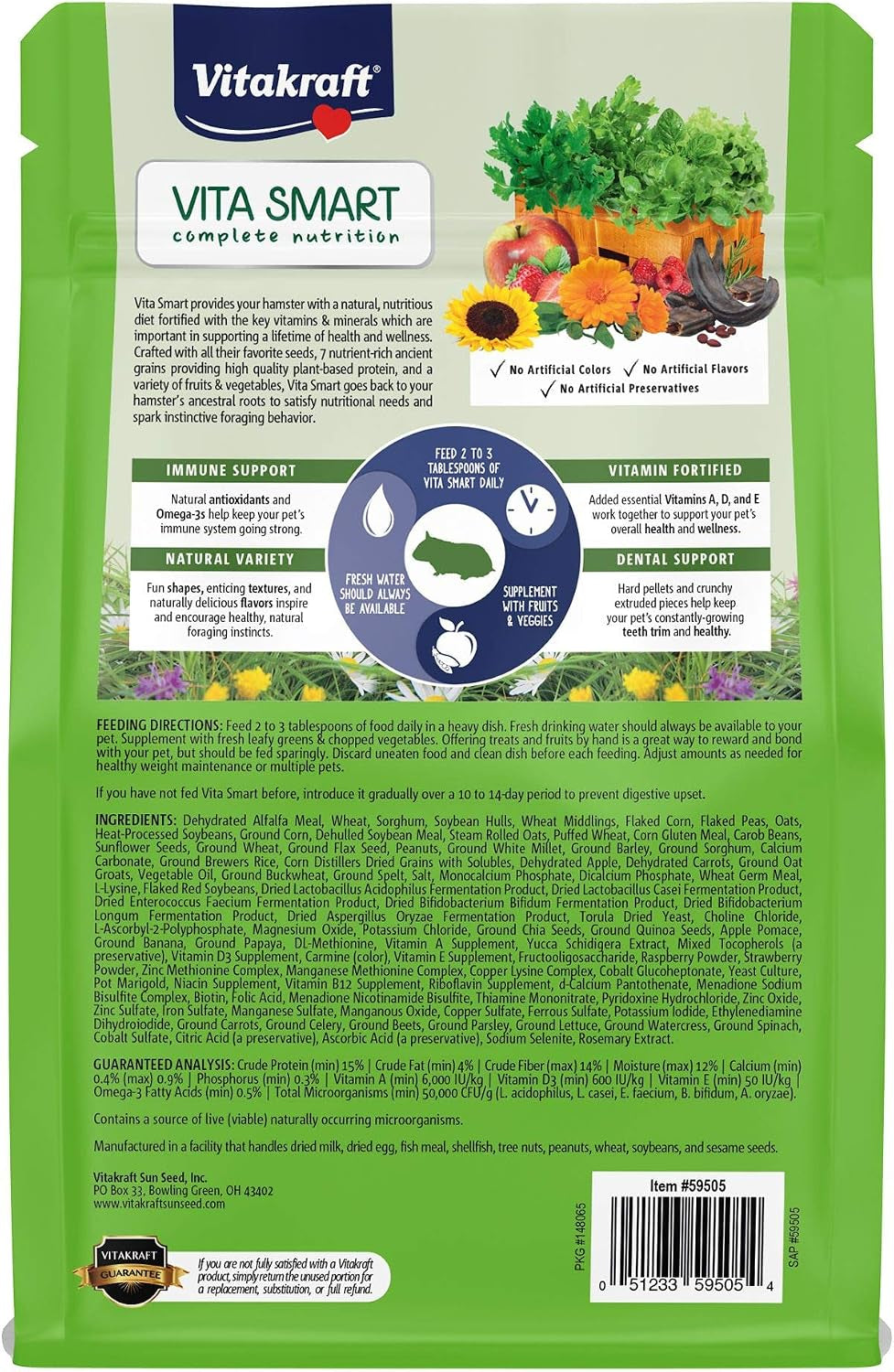 vitakraft-wholesome-vita-smart-hamster-food-probiotics-fruits-and-vegetables-fortified-with-vitamins-and-minerals-2-lbs
