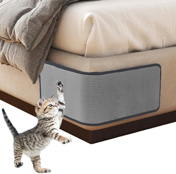 HAOZAIKEJI Cat Scratcher Mat, 2PCS Natural Sisal Cat Scratching Pad, Heavy Duty Couch Guard, Protecting Furniture, Easy Installation, Indoor, All Breed Sizes, Durable, Eco Friendly, Non Toxic13