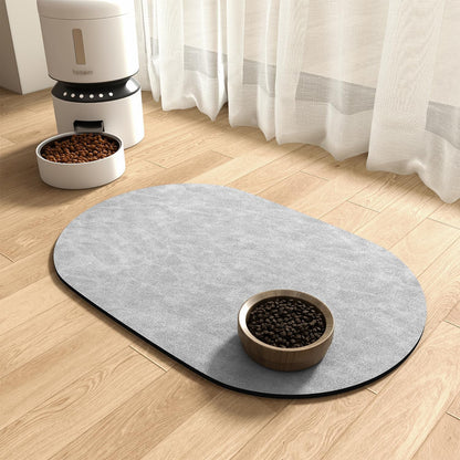 Absorbent Dog Food Mat-Cat Dog Mat for Food and Water Bowl, Quick Dry Pet Food Mat, No Stains Dog Feeding Mat, Dog Accessories Pet Supplies Mat-Dog Water Bowl Mat for Messy Drinkers1