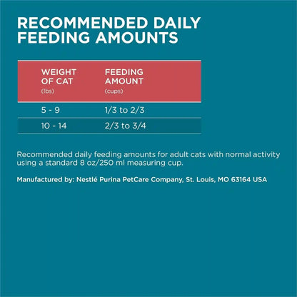 Purina ONE Natural Dry Cat Food, Tender Selects Blend with Real Salmon - 7 Lb. Bag7