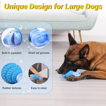 Wintour Tough Dog Toys for Aggressive Chewers, Indestructible Dog Chewers for Medium & Large Breeds, Squeaky Durable Chew Toys to Keep Them Busy, Reduce Boredom, Teeth Cleaning, Bacon Flavor6