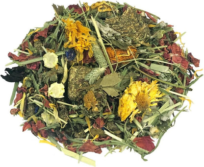 Tropical Carnival Natural Behaviors Grain-Free Rabbit Food – 4 Pounds, High-Fiber Timothy Hay Blend with Natural Flowers & Herbs, Supports Digestive & Emotional Health, No Artificial Additives2