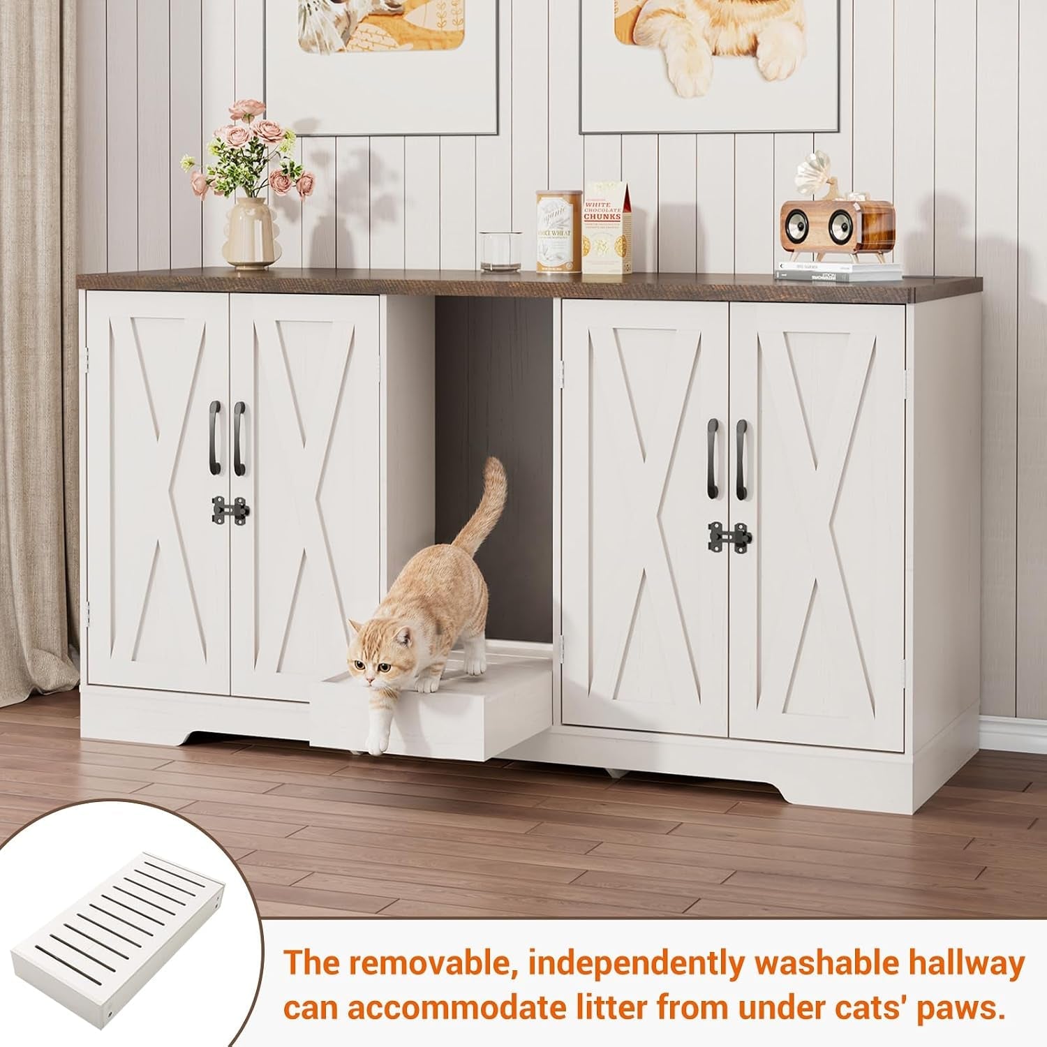 59-1-cat-litter-box-enclosure-for-2-cats-hidden-litter-box-furniture-with-power-outlet-removable-hallway-lockable-door-anti-tip-design-farmhouse-litter-box-cabinet-with-magnetic-door-white